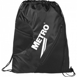 Zippered Mesh Drawstring Sportspack